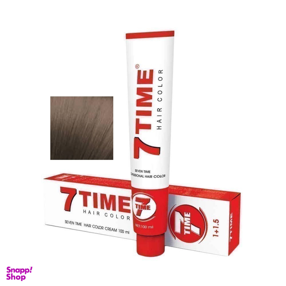 رنگ مو سون تایم (7Time) شماره S.6 رنگ بلوند دودی متوسط حجم 100 میلی‌لیتر