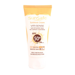 کرم ضد آفتاب سان سیف (Sun safe) مدل Viti-Sense با SPF50