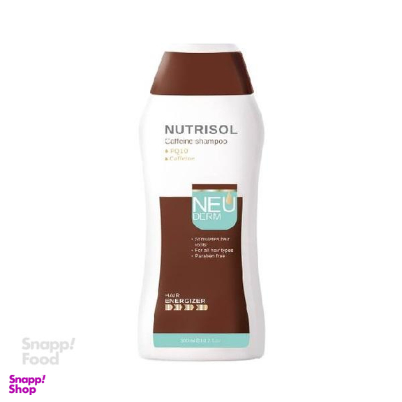 شامپو ضد ریزش مو نیودرم (Neuderm) مدل Nutrisol حجم 300 میلی‌ لیتر