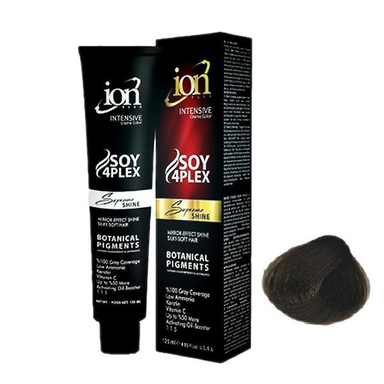 رنگ مو آیون (Ion) شماره 5.8 رنگ قهوه ای زیتونی روشن حجم 120 میلی‌لیتر