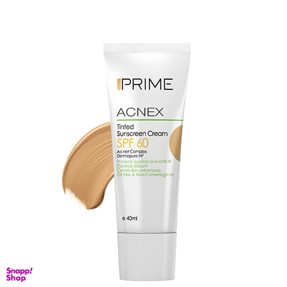 کرم ضد آفتاب رنگی پریم بژ طبیعی SPF60