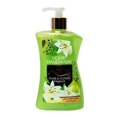 مایع دستشویی اکتیو (Active) مدل شفاف سبز مقدار 450 گرم