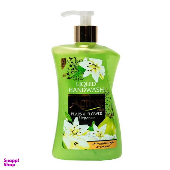 مایع دستشویی اکتیو (Active) مدل شفاف سبز مقدار 450 گرم
