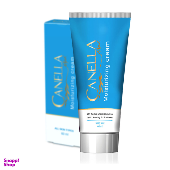 کرم مرطوب کننده کنلامکس (Canella max) مناسب انواع پوست حجم 60 میلی‌لیتر