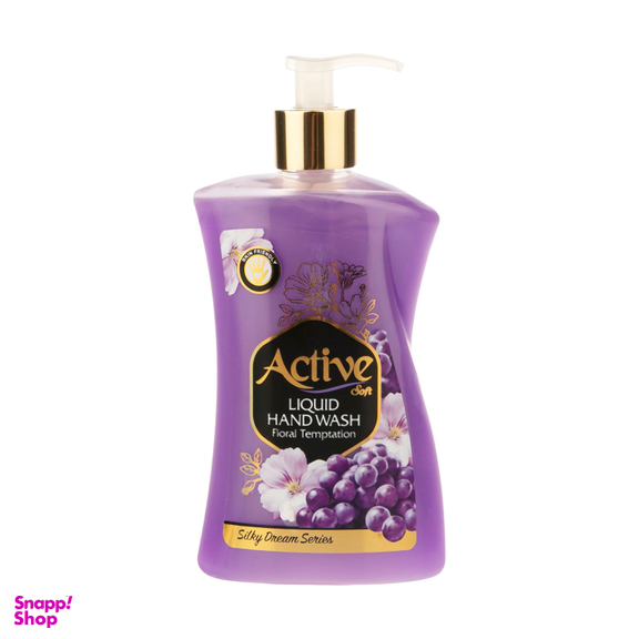 مایع دستشویی صدفی اکتیو (Active) مدل Floral Temptation وزن 450 گرم