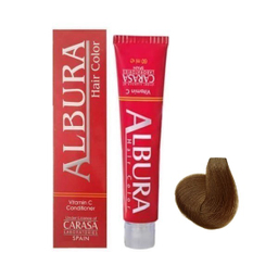 رنگ مو آلبورا (Albura) مدل Carasa شماره M4-5.2 رنگ قهوه ای زیتونی روشن حجم 100 میلی‌ لیتر