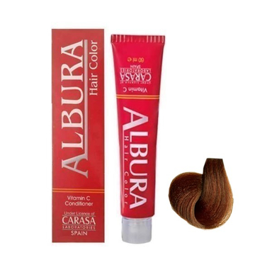 رنگ مو آلبورا (Albura) مدل Carasa شماره 3.4 رنگ شاه بلوطی تیره حجم 100 میلی‌ لیتر