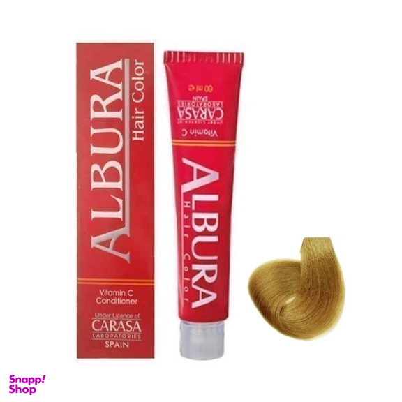 رنگ مو آلبورا (Albura) مدل Carasa شماره NF9-10.00 رنگ بلوند پلاتینه اکسترا حجم 100 میلی‌ لیتر