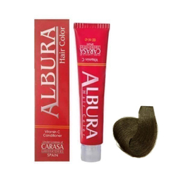 رنگ مو آلبورا (Albura) مدل Carasa شماره NF2-3.00 رنگ قهوه ای تیره اکسترا حجم 100 میلی‌ لیتر
