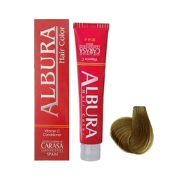 رنگ مو آلبورا (Albura) مدل Carasa شماره M5-6.2 رنگ بلوند زیتونی تیره حجم 100 میلی‌ لیتر
