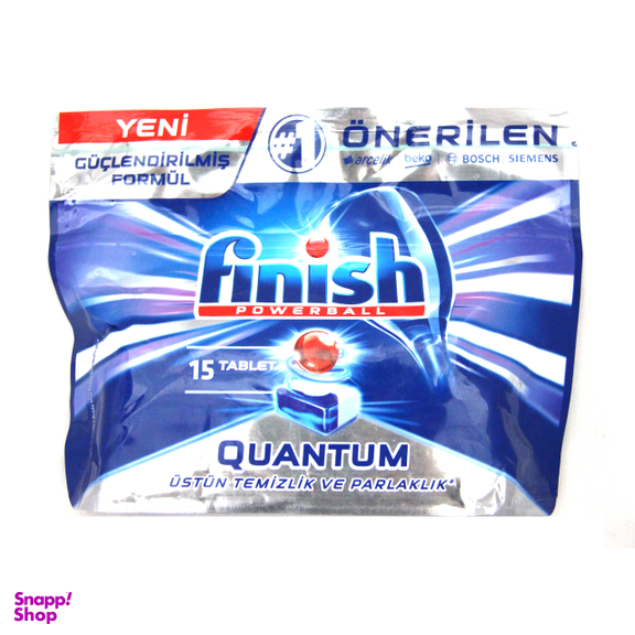 قرص ماشین ظرفشویی فینیش مدل Quantum بسته 15 عددی