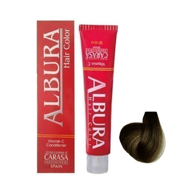 رنگ مو آلبورا (Albura) مدل Carasa شماره A5-6.11 رنگ بلوند خاکستری تیره حجم 100 میلی‌ لیتر