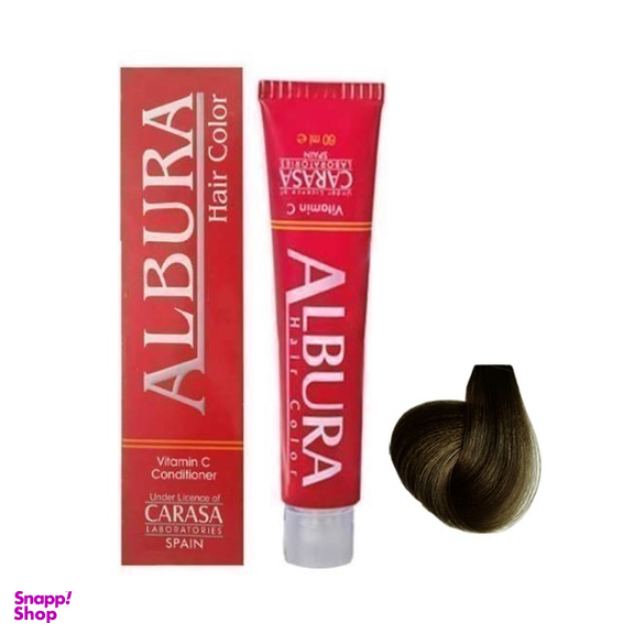 رنگ مو آلبورا (Albura) مدل Carasa شماره A5-6.11 رنگ بلوند خاکستری تیره حجم 100 میلی‌ لیتر