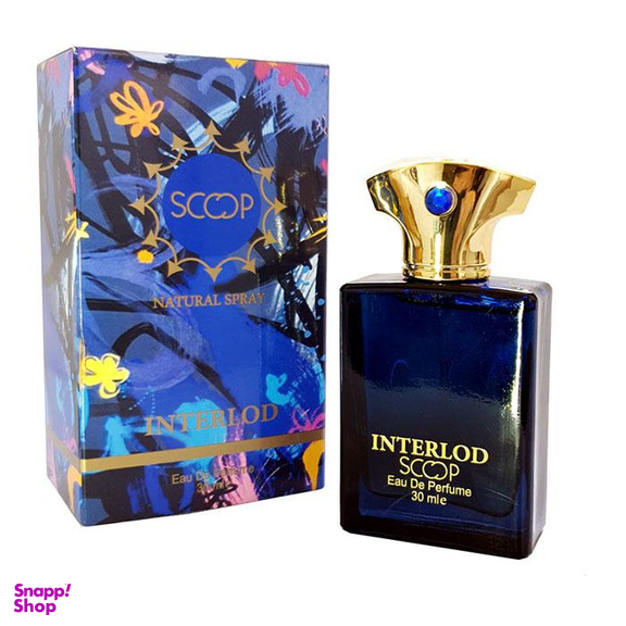 عطر جیبی مردانه اسکوپ (Scoop) مدل Interlod حجم 30 میلی‌ لیتر