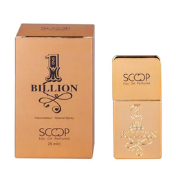 عطر جیبی مردانه اسکوپ (Scoop) مدل 1Billion حجم 25 میلی‌ لیتر