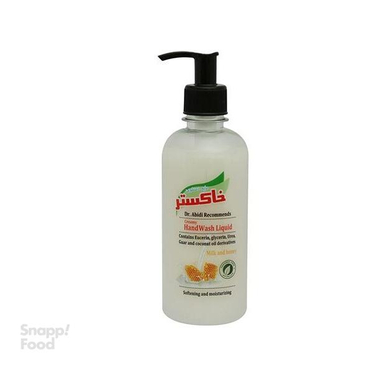 مایع دستشویی خاکستر (Khakestar) مدل شیر عسل حجم 350 میلی لیتر