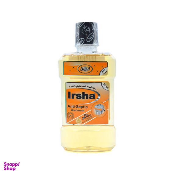 دهان شویه ایرشا (Irsha) مدل Anti Septic حجم 250 میلی‌ لیتر