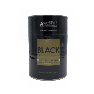 پودر دکلره آوایی (Awaii) مدل Active Carbon رنگ مشکی وزن 500 گرم