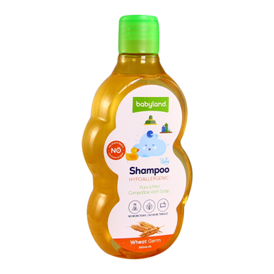 شامپو بچه بیبی لند (Baby Land) مدل Wheat Germ حجم 200 میلی لیتر