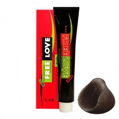 رنگ مو فری لاو (Free Love) شماره M5.6.3 رنگ بلوند زیتونی تیره حجم 100 میلیلیتر