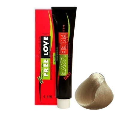 رنگ مو فری لاو (Free Love) شماره M8.9.3 رنگ بلوند زیتونی خیلی روشن حجم 100 میلیلیتر
