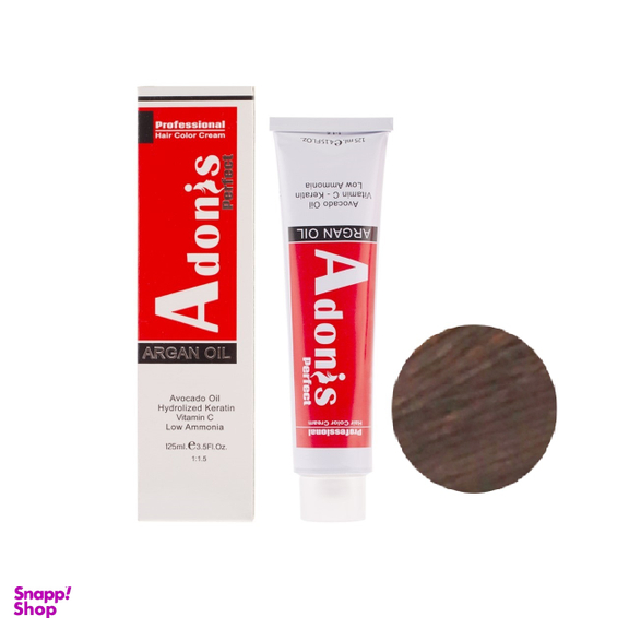 رنگ مو آدونیس پرفکت (Adonis Perfect) شماره W2-3.77 رنگ قهوه ای شکلاتی حجم 125 میلی لیتر