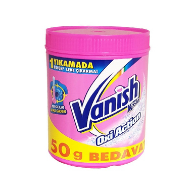 پودر لکه بر لباس رنگی ونیش (Vanish) مدل Oxi Action وزن 450 گرم