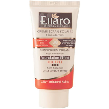 ضدآفتاب فاقد چربی الارو (Ellaro) با SPF50 رنگ بژ طبیعی حجم 40 میلی لیتر