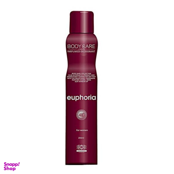 اسپری ضد تعریق زنانه بادی کر (Body Care) مدل Euphoria حجم 200 میلی‌ لیتر