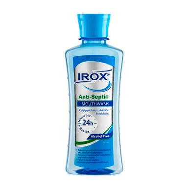دهان شویه ایروکس (Irox) مدل Anti Septic حجم 250 میلی لیتر