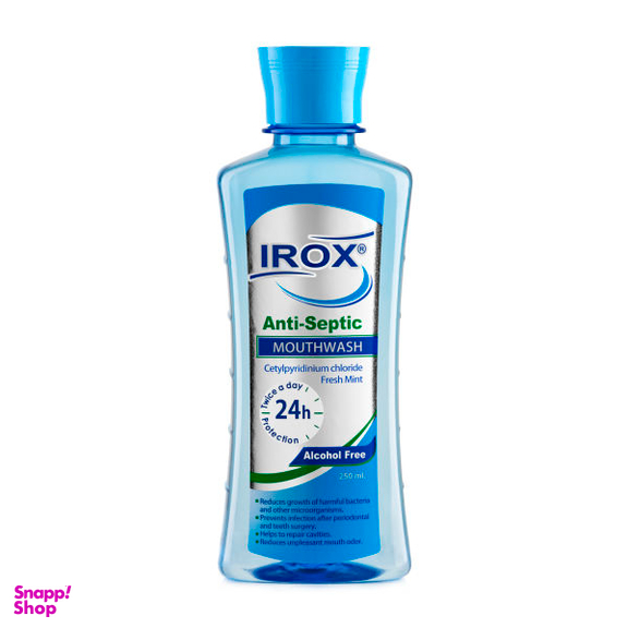 دهان شویه ایروکس (Irox) مدل Anti Septic حجم 250 میلی لیتر