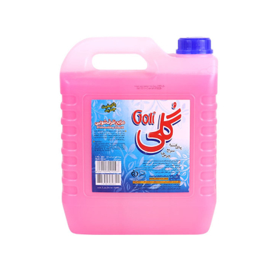 مایع ظرفشویی گلی صورتی مقدار 4 کیلوگرمی