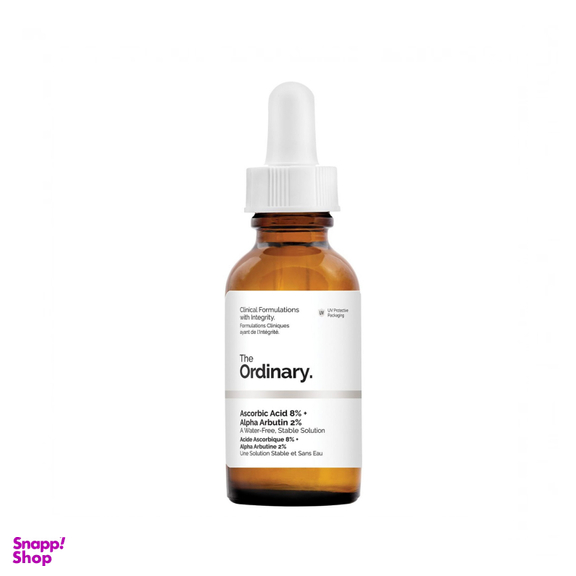 سرم ضد لک اوردینری (Ordinary) مدل Ascorbic Acid 8% + Alpha Arbutin 2% حجم 30 میلی لیتر