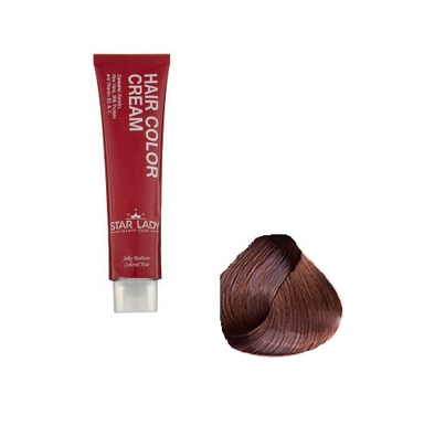 رنگ مو استارلیدی (Starlady) رنگ قهوه ای طلایی روشن شماره 5.5 حجم 120 میلی لیتر