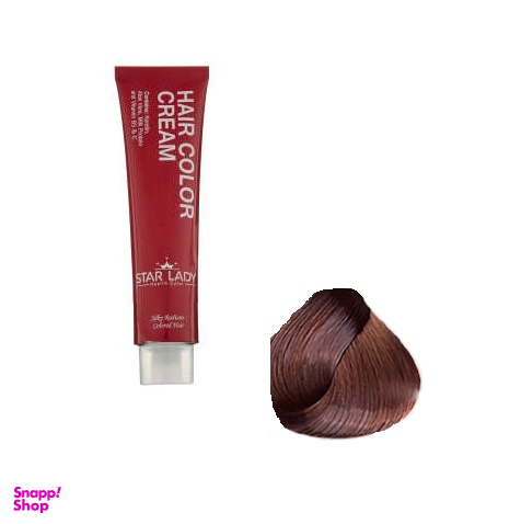 رنگ مو استارلیدی (Starlady) رنگ قهوه ای طلایی روشن شماره 5.5 حجم 120 میلی لیتر
