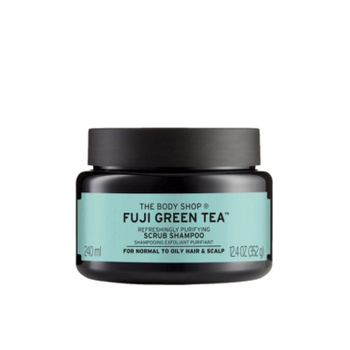 اسکراب کف سر بادی شاپ (Body Shop) مدل Fuji Green Tea حجم 240 میلی لیتر