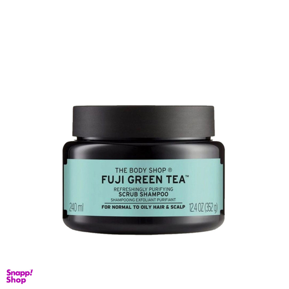 اسکراب کف سر بادی شاپ (Body Shop) مدل Fuji Green Tea حجم 240 میلی لیتر