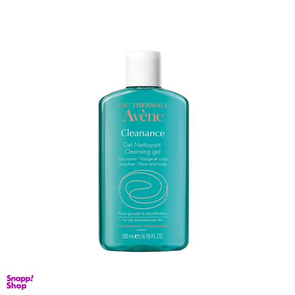 ژل شستشوی صورت (Avene) مدل Cleanance Cleansing Gel مناسب پوست چرب و مختلط حجم 100 میلی لیتر