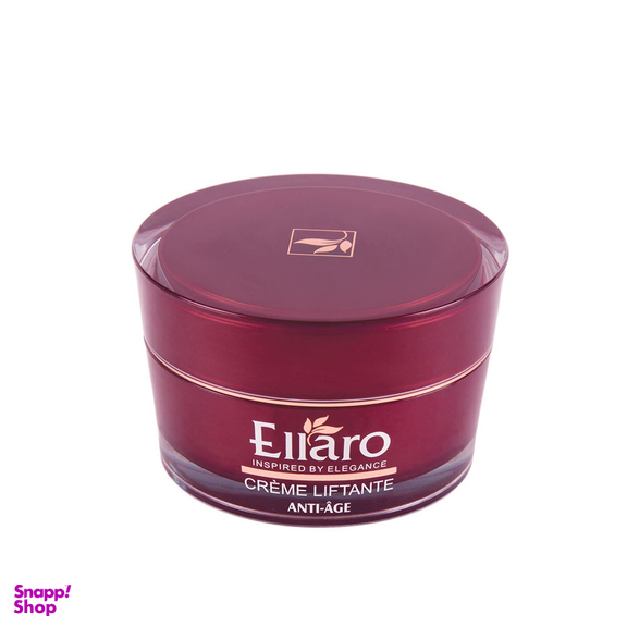 پک پد آرایشی و کرم ضد چروک و ضد پیری الارو (Ellaro) حجم 50 میلی لیتر