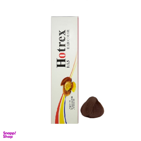 رنگ مو هاترکس (Hotrex) شماره 5.7 رنگ شکلاتی قهوه ای روشن حجم 100 میلی لیتر