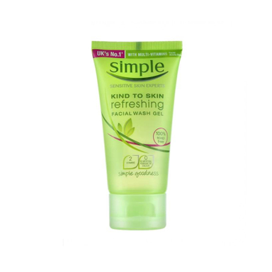 ژل شستشوی صورت سیمپل (Simple) مدل Kind to Skin حجم 50 میلی لیتر