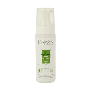 شامپو فوم تقویت کننده مو لاناریا (Lanaria) مدل Green Tea حجم 150 میلی لیتر