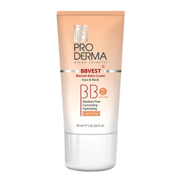 کرم پوشاننده رنگی پرودرما سری Bbvest مدل Light Beige حجم 40 میلی گرم