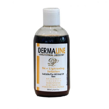 محلول روشن کننده درمالاین (Dermaline) مدل Skin Lightening حجم 250 میلی لیتر