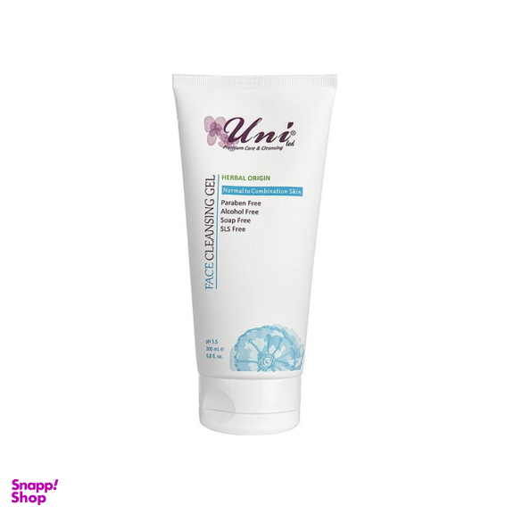 ژل پاک کننده صورت یونی لد (Uni Led) مدل Normal To Combination Skin حجم 200 میلی لیتر