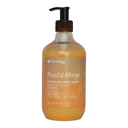 مایع دستشویی کرمی هندولوژی (Handology) مدل Peach & Mango حجم 500 میلی لیتر