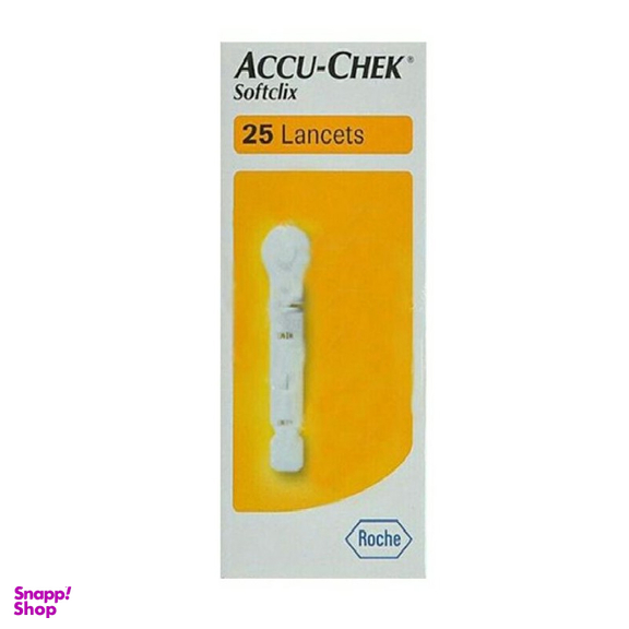 سوزن تست قند خون آکیو چک (Accu Chek) مدل Softclix بسته 25 عددی