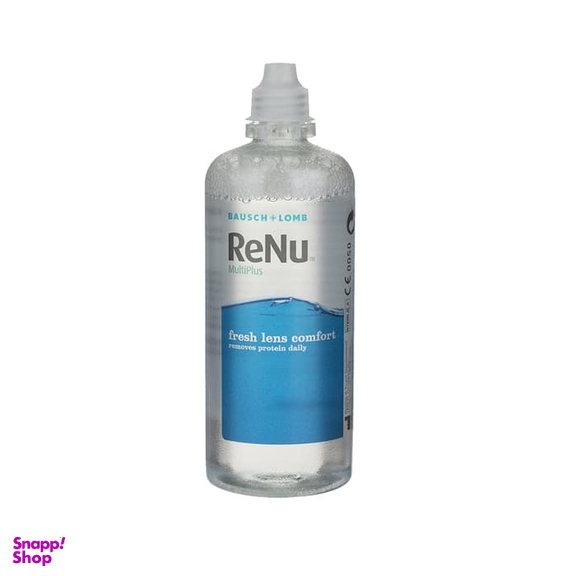 محلول شستشوی لنز رنیو (Renu) مدل Multi Plus رنگ آبی حجم 360 میلی لیتر