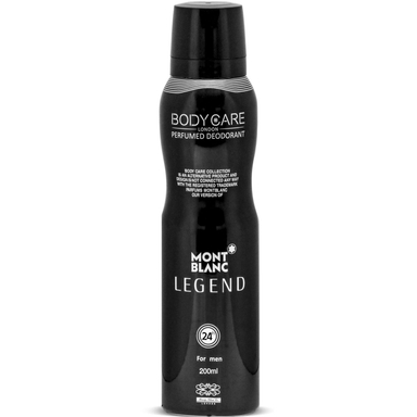 اسپری خوشبوکننده بدن بادی کر (Body Care) مدل Mont Blanc Legend حجم 200 میلی لیتر