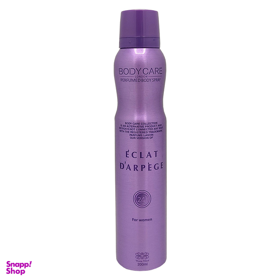 اسپری خوشبوکننده بدن بادی کر (Body Care) مدل Eclat Darpege حجم 200 میلی لیتر